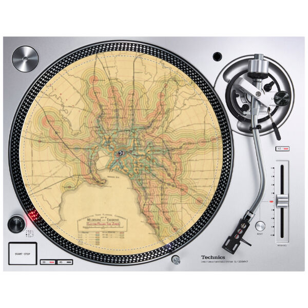 Melbourne Rail Map Thumbnail