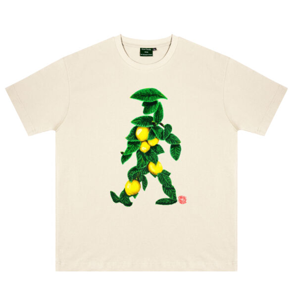Lemon Man Hemp Tee - Off White Thumbnail