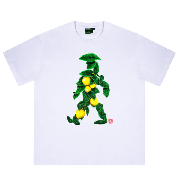 Lemon Man Hemp Tee - Black Thumbnail